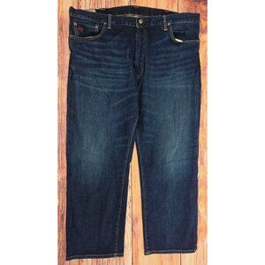 Polo Ralph Lauren Mens Hampton Straight Jeans 46 X 30 Inseam measures 29"